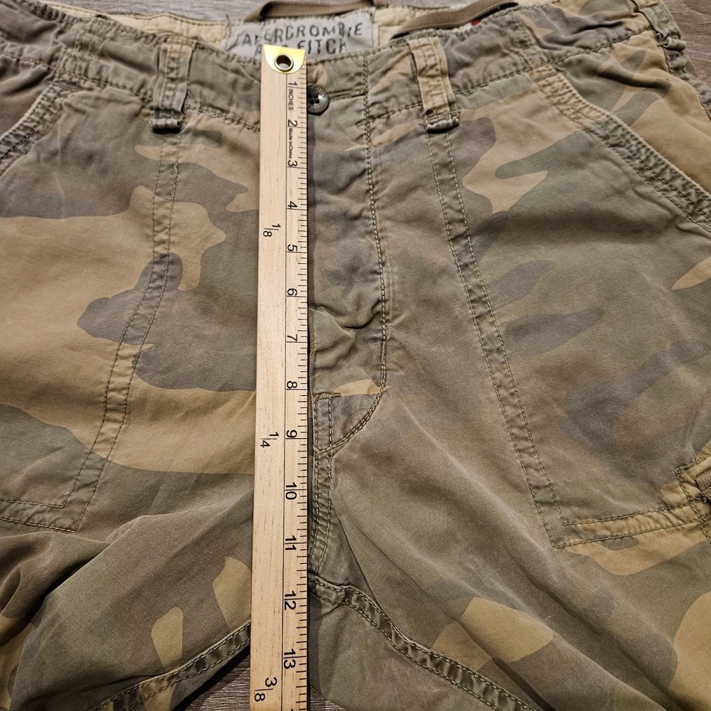 Vintage Abercrombie Fitch Paratrooper Cargo Pants Men's M Camo Baggy Adirondack - Picture 6 of 13